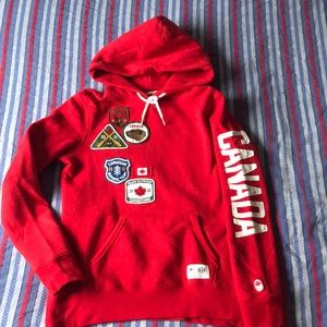 Rare , mint condition Hudson’s bay Olympic Canada women’s hoodie